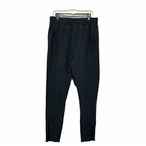 Gymshark Womens Joggers Pull On Size Small Black Athleisure Pants Zipper Side He